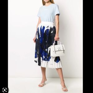 Off-white pleated skirt by Virgil Abloh